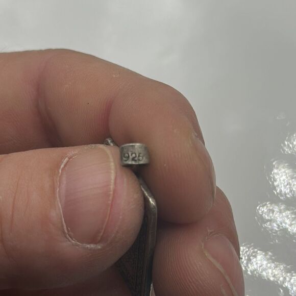 Sterling silver religious medal 925 - Picture 3 of 3